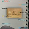 USA Maryland Howard Personal bank AMEX gold card PSD scan and photo-realistic snapshot, 2 in 1