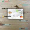 USA Massachusetts Radius Bank mastercard PSD scan and photo taken image, 2 in 1