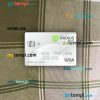 USA Massachusetts Radius visa electron card PSD scan and photo-realistic snapshot, 2 in 1