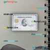 USA NAB bank AMEX platinum card PSD scan and photo-realistic snapshot, 2 in 1