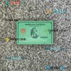 USA Nebraska Five Points Bank AMEX green card PSD scan and photo-realistic snapshot, 2 in 1