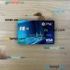 USA PNC bank visa signature card PSD scan and photo-realistic snapshot, 2 in 1