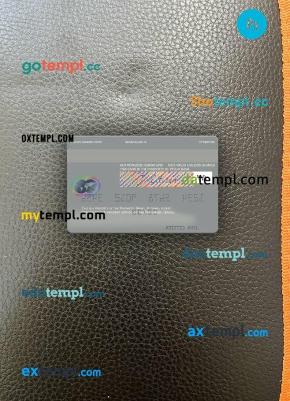 USA Payoneer mastercard PSD scan and photo taken image, 2 in 1 - Image 2