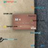 USA Payoneer visa PSD scan and photo-realistic snapshot, 2 in 1