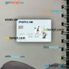 USA Popular, Inc. Bank visa card PSD scan and photo-realistic snapshot, 2 in 1