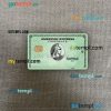 USA State Street Corporation bank AMEX green corporate card PSD scan and photo-realistic snapshot, 2 in 1