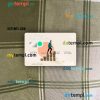 USA Synchrony Financial Bank visa card PSD scan and photo-realistic snapshot, 2 in 1