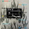 USA U.S. Bank visa card platinum PSD scan and photo-realistic snapshot, 2 in 1
