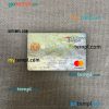 USA University of Southern Indiana bank mastercard PSD scan and photo taken image, 2 in 1