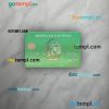 USA Waste Management bank AMEX Card PSD scan and photo-realistic snapshot, 2 in 1
