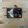 Ukraine OTP bank Ukraine mastercard PSD scan and photo taken image, 2 in 1