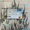 Ukraine Ukreximbank mastercard PSD scan and photo taken image, 2 in 1