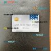 Ukraine Ukreximbank visa debit card PSD scan and photo-realistic snapshot, 2 in 1