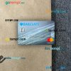 United Kingdom Barclays bank mastercard PSD scan and photo taken image, 2 in 1