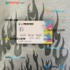 United Kingdom Monzo bank visa electron card PSD scan and photo-realistic snapshot, 2 in 1