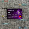 United Kingdom NatWest bank mastercard PSD scan and photo taken image, 2 in 1