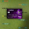 United Kingdom NatWest bank visa classic card PSD scan and photo-realistic snapshot, 2 in 1