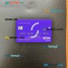 United Kingdom Starling bank visa electron card PSD scan and photo-realistic snapshot, 2 in 1