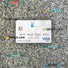 United Kingdom The Pension Service bank visa classic card PSD scan and photo-realistic snapshot, 2 in 1