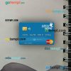 Vanuatu Asia Merchant Bank Limited visa debit card PSD scan and photo-realistic snapshot, 2 in 1