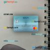 Venezuela BBVA bank mastercard PSD scan and photo taken image, 2 in 1