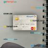 Venezuela Banco Mercantil mastercard PSD scan and photo taken image, 2 in 1