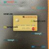 Vietnam Agribank mastercard PSD scan and photo taken image, 2 in 1