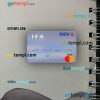 Vietnam BIDV mastercard PSD scan and photo taken image, 2 in 1