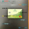 Vietnam Vietcombank mastercard PSD scan and photo taken image, 2 in 1