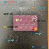 Zambia Absa Bank Zambia Plc mastercard PSD scan and photo taken image, 2 in 1