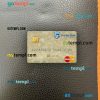 Zimbabwe Stanbic Bank visa debit card PSD scan and photo-realistic snapshot, 2 in 1