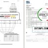 USA Navy Federal Union bank statement 3 - 6 months example in Excel and PDF format (5 pages)