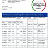 Costa Rican Banco Nacional de Costa Rican proof of address bank statement 3 - 6 months example in Word and PDF format