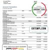 Guinean Fibank proof of address bank statement 3 - 6 months example in Word and PDF format