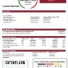 Cuban Bandec Banco de Credito y Comercio bank statement 3 - 6 months example in Word and PDF format, good for address prove