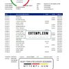 Icelandic Kaupthing Bank statement easy to fill example in Excel and PDF format