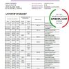 French Groupe BPCE bank statement 3 - 6 months easy to fill example in Excel and PDF format