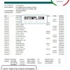 Cuban Banco Popular de Ahorro (BPA) bank statement 3 - 6 months easy to fill example in Excel and PDF format