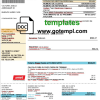 Argentinian Telecom utility bill download example in .doc and .pdf format fully editable, good for address prove