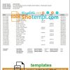 Ecuadorian Banco del Austro proof of address bank statement 3 - 6 months example in Word and PDF format