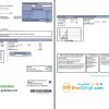 USA Minnesota Itasca-Mantrap electricity utility bill download example in Word and PDF format (2 pages)
