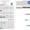 India Jharkhand Bijli Vitran Nigam Ltd. utility bill Word and PDF template, 2 pages
