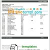 Lithuanian (Litva) Danske bank statement 3 - 6 months example in Word and PDF format