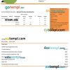 Philippines Manila Electric Company (Meralco) electricity utility bill download Word and PDF example