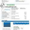 Saudi Arabian Saudi Electricity Company electricity utility bill download example in Word and PDF format