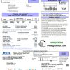 USA Minnesota Valley Electric Cooperative (MVEC) utility bill download example in Word and PDF format