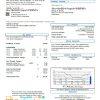 Kazakhstani Astana Su Arnasy utility bill download example in Word and PDF format (.doc and .pdf)