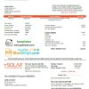 Malaysian Plus Solar Systems Sdn Bhd utility bill download example in Word and PDF format