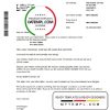 United Kingdom The Pension Service bank proof of address statement example in Word and PDF format