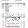 Portuguese Banco Popular bank statement 3 - 6 months example in Excel and PDF format, .xls and .pdf format